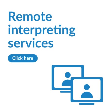 Remote interpreting services